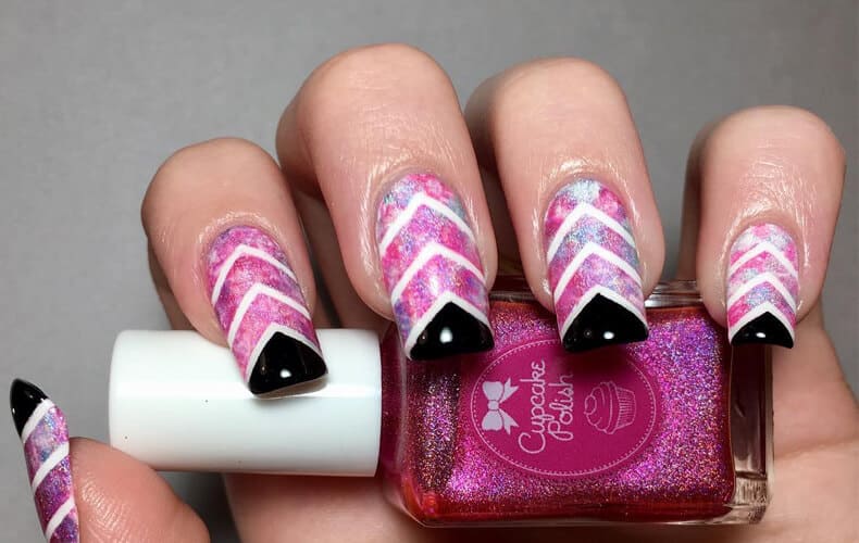 Beautiful Chevron Nails For Unforgettable Style Polish And Pearls